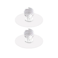 Load image into Gallery viewer, 2pcs /Pack Invisible Cabinet Drawer Suction Cup Sticky Handle Acrylic Self-Adhesive Closet Glass Handle