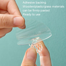 Load image into Gallery viewer, 2pcs /Pack Invisible Cabinet Drawer Suction Cup Sticky Handle Acrylic Self-Adhesive Closet Glass Handle