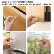 Load image into Gallery viewer, 2pcs /Pack Invisible Cabinet Drawer Suction Cup Sticky Handle Acrylic Self-Adhesive Closet Glass Handle