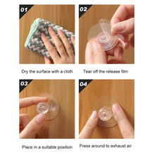 Load image into Gallery viewer, 2pcs /Pack Invisible Cabinet Drawer Suction Cup Sticky Handle Acrylic Self-Adhesive Closet Glass Handle