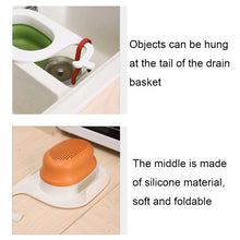 Load image into Gallery viewer, Multifunctional Whale-shaped Foldable Kitchen Fruit and Vegetable Draining Basket