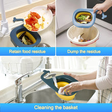 Load image into Gallery viewer, Multifunctional Whale-shaped Foldable Kitchen Fruit and Vegetable Draining Basket