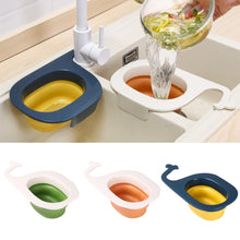 Load image into Gallery viewer, Multifunctional Whale-shaped Foldable Kitchen Fruit and Vegetable Draining Basket
