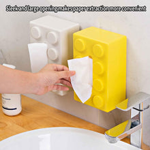 Load image into Gallery viewer, Multifunctional Cartoon Building Block Tissue Storage Box Living Room Coffee Table Decorations, Yellow, Blue, Green, Red, Black, White