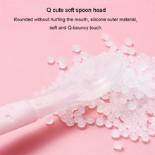 Load image into Gallery viewer, Baby Fruit Double-Ended Scraping Spoon 304 Stainless Steel Silicone Soft Spoon, Pink, Blue, Blue With Storage Box, Pink With Storage Box