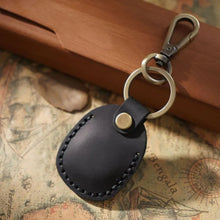 Load image into Gallery viewer, For AirTag Locator Leather Case Access Card with Keychain