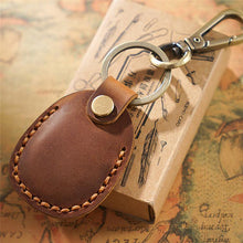 Load image into Gallery viewer, For AirTag Locator Leather Case Access Card with Keychain