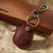 Load image into Gallery viewer, For AirTag Locator Leather Case Access Card with Keychain
