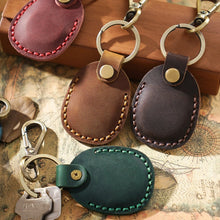 Load image into Gallery viewer, For AirTag Locator Leather Case Access Card with Keychain