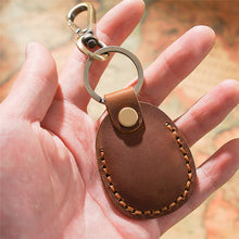 Load image into Gallery viewer, For AirTag Locator Leather Case Access Card with Keychain