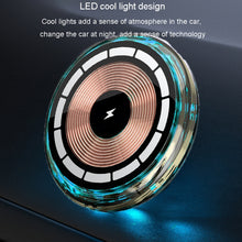 Load image into Gallery viewer, For iPhone Magsafe Magnetic Car Wireless Charger Phone Holder Light Emitting Wireless Charger, Ice Blue Breathe Light, Pickup RGB Light