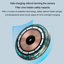 Load image into Gallery viewer, For iPhone Magsafe Magnetic Car Wireless Charger Phone Holder Light Emitting Wireless Charger, Ice Blue Breathe Light, Pickup RGB Light