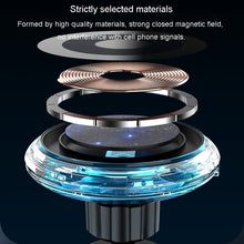 Load image into Gallery viewer, For iPhone Magsafe Magnetic Car Wireless Charger Phone Holder Light Emitting Wireless Charger, Ice Blue Breathe Light, Pickup RGB Light