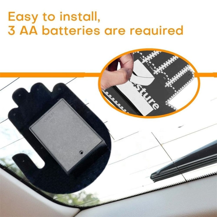 Vehicle-Mounted Multifunctional Warning Anti-Rear Collision Gesture Light
