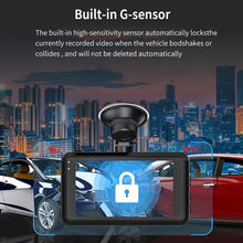 Load image into Gallery viewer, 3-Inch Dual-Lens Front 4K + Rear 2K HD WiFi Connected Driving Recorder, A5