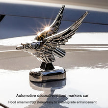 Load image into Gallery viewer, Car Hood Decoration 3D Spread Wings Flying Eagle Modification Universal Car Emblem