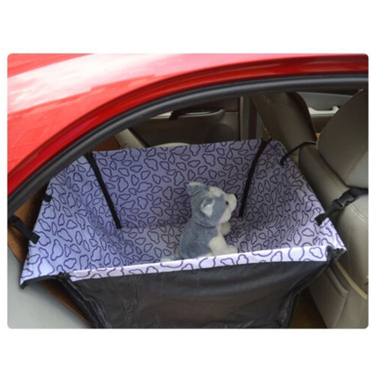 Car Single Seat Waterproof Pet Seat Protective Pad, Orange Cloud, Purple Cloud, Green Cloud
