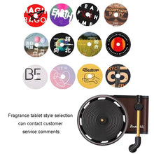 Load image into Gallery viewer, Car Aroma Diffuser Air Vent Rotating Retro Gramophone Fragrance Diffuser Ornament, Gramophone+3pcs Refill Aroma
