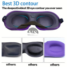 Load image into Gallery viewer, 3D Adjustable Silicone Anti-slip Sleep Eye Mask Three-dimensional Memory Foam Eye Protection Mask
