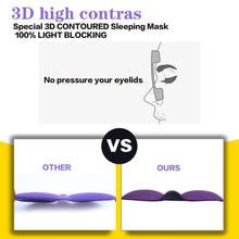 Load image into Gallery viewer, 3D Adjustable Silicone Anti-slip Sleep Eye Mask Three-dimensional Memory Foam Eye Protection Mask