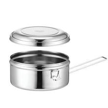 Load image into Gallery viewer, 304 Stainless Steel Round Lunch Box, 14cm Single Layer, 16cm Single Layer, 14cm Double Layer, 16cm Double Layer