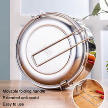 Load image into Gallery viewer, 304 Stainless Steel Round Lunch Box, 14cm Single Layer, 16cm Single Layer, 14cm Double Layer, 16cm Double Layer