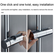 Load image into Gallery viewer, Straight-Buckle Adjustable Shower Bracket Shower Rod Lift Base Shower Head Rack