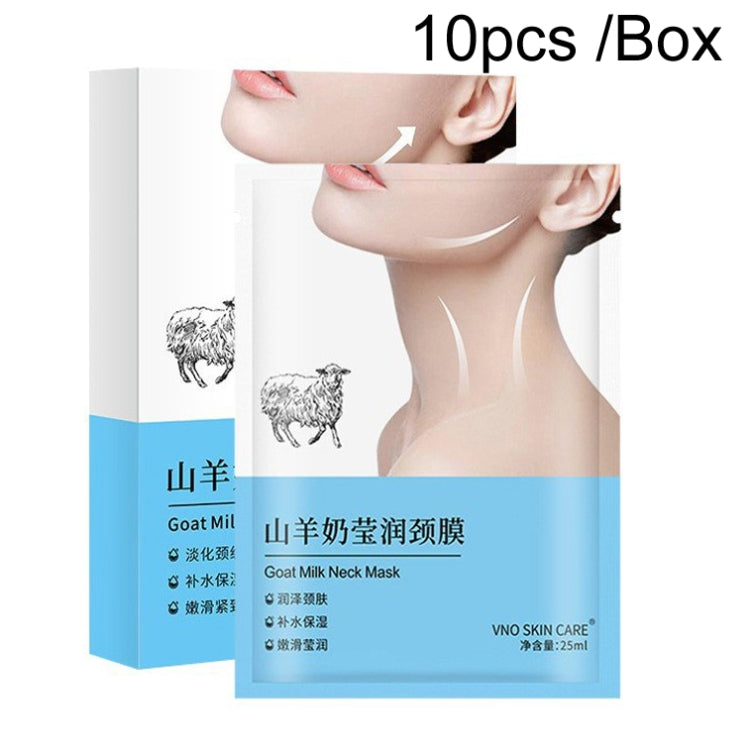 VNO SKIN CARE Goat Milk Neck Mask Lighten Wrinkles Neck Care Mask