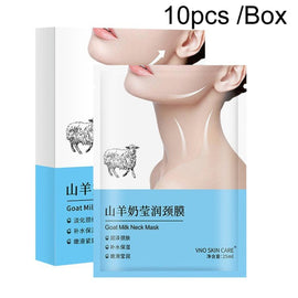 VNO SKIN CARE Goat Milk Neck Mask Lighten Wrinkles Neck Care Mask