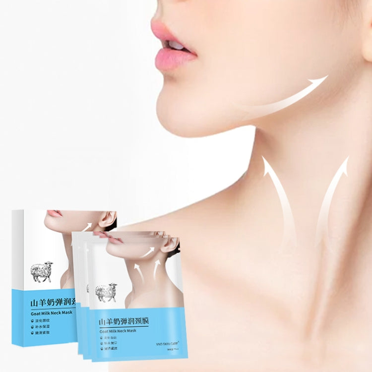 VNO SKIN CARE Goat Milk Neck Mask Lighten Wrinkles Neck Care Mask