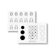 Load image into Gallery viewer, Silicone Manicure Pads Nail Sticker Printing Filling Coloring Pads, 21x15cm A, 21x15cm B