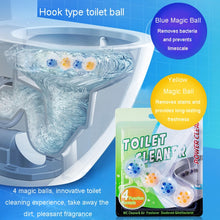 Load image into Gallery viewer, Hanging Toilet Bowl Cleaner Balls Deodorizing Removing Stains Bathroom Freshener Hook Cleaning Toilet Balls