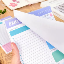 Load image into Gallery viewer, 60pages /Book Weekly Planning Note Pad Schedule Time Management Planning Notebook, JH002