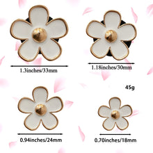 Load image into Gallery viewer, 4pcs/set Small Chrysanthemum Perfume Alloy Jewelry Car Air Outlet Decoration Clip, White, Black, Red, Blue
