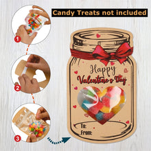 Load image into Gallery viewer, Valentine Day Bottle Shape Greeting Card Holiday Gift Exchange Card Kids Party Favor Message Card, 24pcs /Set, 48pcs /Set