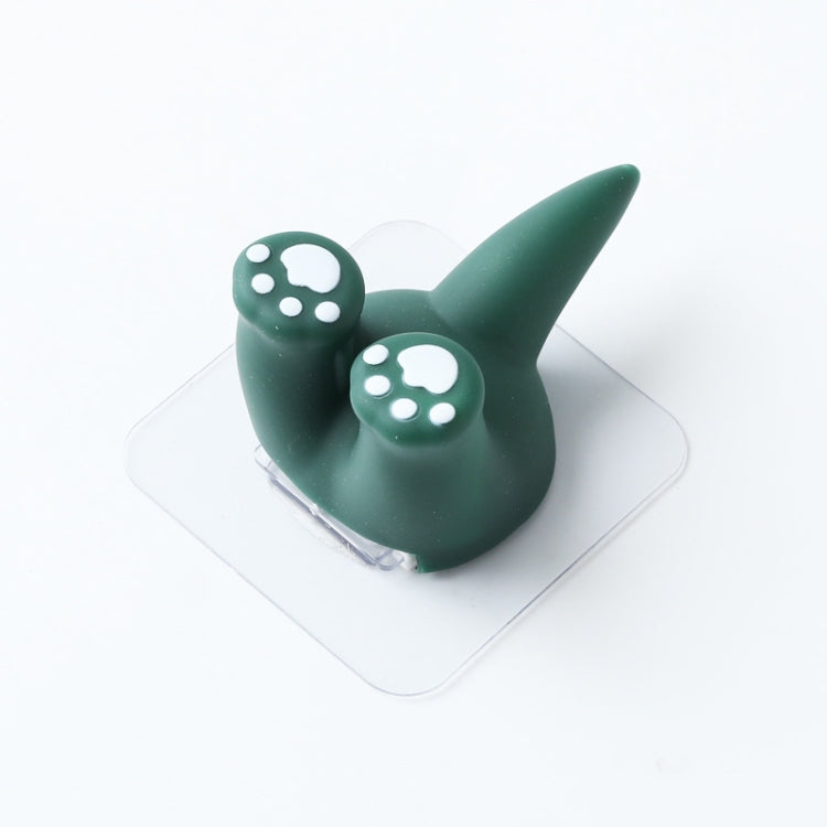 Cartoon Animal Punch-free Hook Traceless Plug Holder Bathroom Cute Toothbrush Hanger, Dinosaur Tail, Cat Tail, Lattice Tail, Corgi Tail