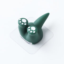 Cartoon Animal Punch-free Hook Traceless Plug Holder Bathroom Cute Toothbrush Hanger, Dinosaur Tail, Cat Tail, Lattice Tail, Corgi Tail, Duck Tail
