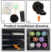 Load image into Gallery viewer, Colorful Daisy Car Decorative Air Vent Aromatherapy Clip, Blue, Pink, White, Yellow