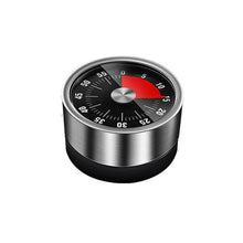 Load image into Gallery viewer, Kitchen Stainless Steel Mechanical Timer Student Time Management Reminder Baking Alarm Clock