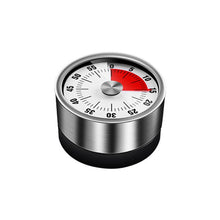 Load image into Gallery viewer, Kitchen Stainless Steel Mechanical Timer Student Time Management Reminder Baking Alarm Clock