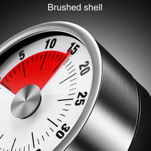Load image into Gallery viewer, Kitchen Stainless Steel Mechanical Timer Student Time Management Reminder Baking Alarm Clock