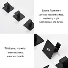 Load image into Gallery viewer, Thickened Solid Hooks Toilet Clothes Hooks Aluminum Free Perforation Wall Clothes Hat Hanger, 9524
