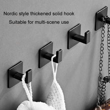 Load image into Gallery viewer, Thickened Solid Hooks Toilet Clothes Hooks Aluminum Free Perforation Wall Clothes Hat Hanger, 9524