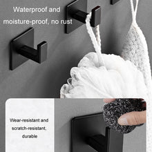 Load image into Gallery viewer, Thickened Solid Hooks Toilet Clothes Hooks Aluminum Free Perforation Wall Clothes Hat Hanger, 9524