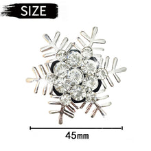 Load image into Gallery viewer, Rhinestone Metal Snowflake Car Air Vent Aromatherapy Decorative Clip