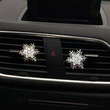 Load image into Gallery viewer, Rhinestone Metal Snowflake Car Air Vent Aromatherapy Decorative Clip