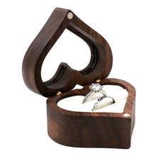 Load image into Gallery viewer, Wooden Heart Shape Ring Box Jewelry Storage Box Wedding Valentine Gift Box, RB513-C1, RB513-C2, RB513-C3, RB513-C4, RB513-C5, RB513-C6, RB513-C7, RB529-C1, RB529-C2, RB529-C3, RB529-C4, RB529-C5, RB529-C7, RB529-C8