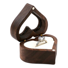 Load image into Gallery viewer, Wooden Heart Shape Ring Box Jewelry Storage Box Wedding Valentine Gift Box, RB513-C1, RB513-C2, RB513-C3, RB513-C4, RB513-C5, RB513-C6, RB513-C7, RB529-C1, RB529-C2, RB529-C3, RB529-C4, RB529-C5, RB529-C7, RB529-C8