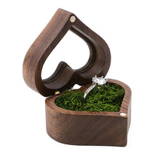 Load image into Gallery viewer, Wooden Heart Shape Ring Box Jewelry Storage Box Wedding Valentine Gift Box, RB513-C1, RB513-C2, RB513-C3, RB513-C4, RB513-C5, RB513-C6, RB513-C7, RB529-C1, RB529-C2, RB529-C3, RB529-C4, RB529-C5, RB529-C7, RB529-C8