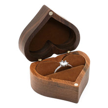 Load image into Gallery viewer, Wooden Heart Shape Ring Box Jewelry Storage Box Wedding Valentine Gift Box, RB513-C1, RB513-C2, RB513-C3, RB513-C4, RB513-C5, RB513-C6, RB513-C7, RB529-C1, RB529-C2, RB529-C3, RB529-C4, RB529-C5, RB529-C7, RB529-C8